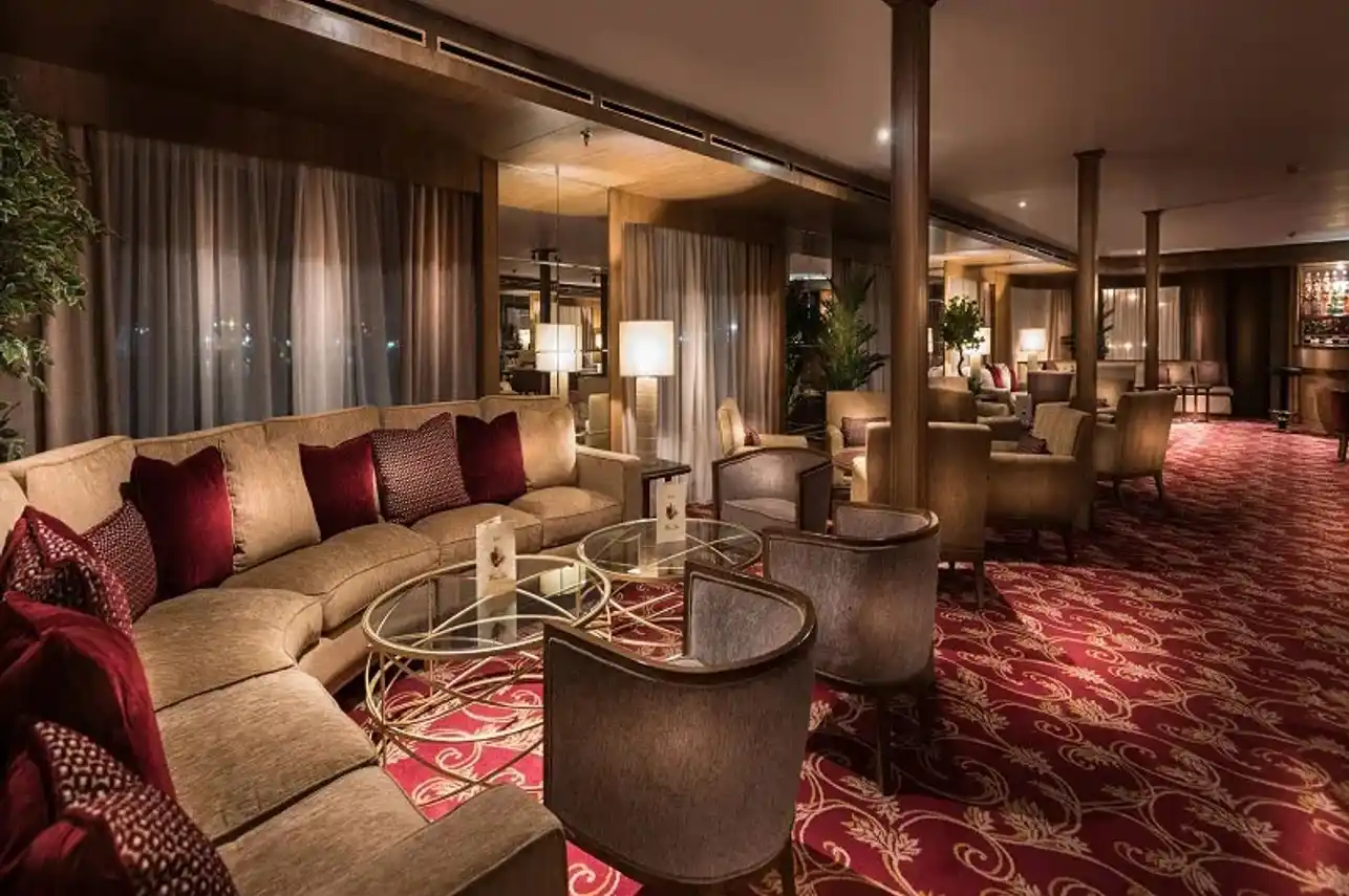 Lounge aboard the Steigenberger Regency Nile Cruise Nile cruise